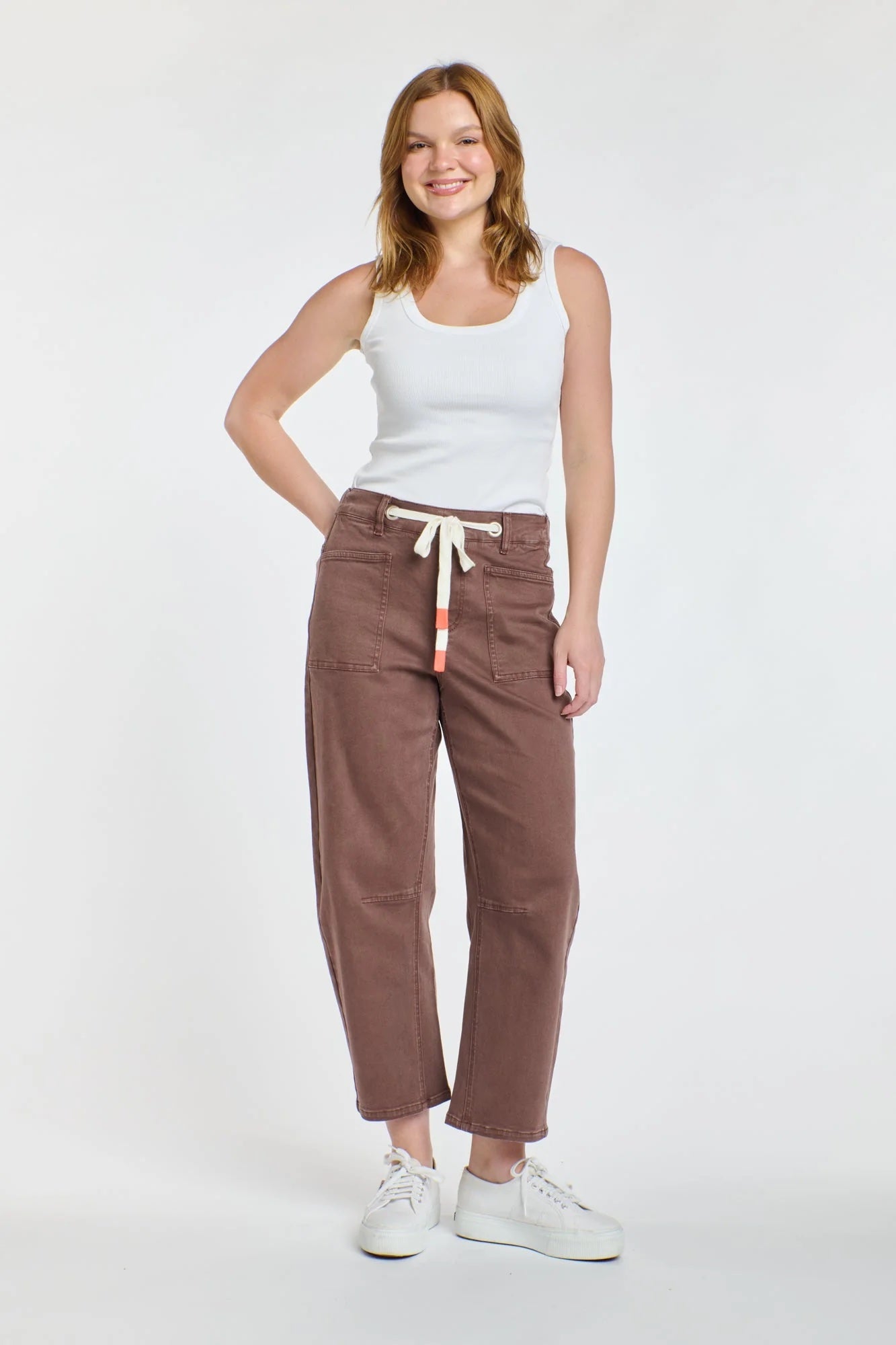 Carter Barrel Jean | Chocolate
