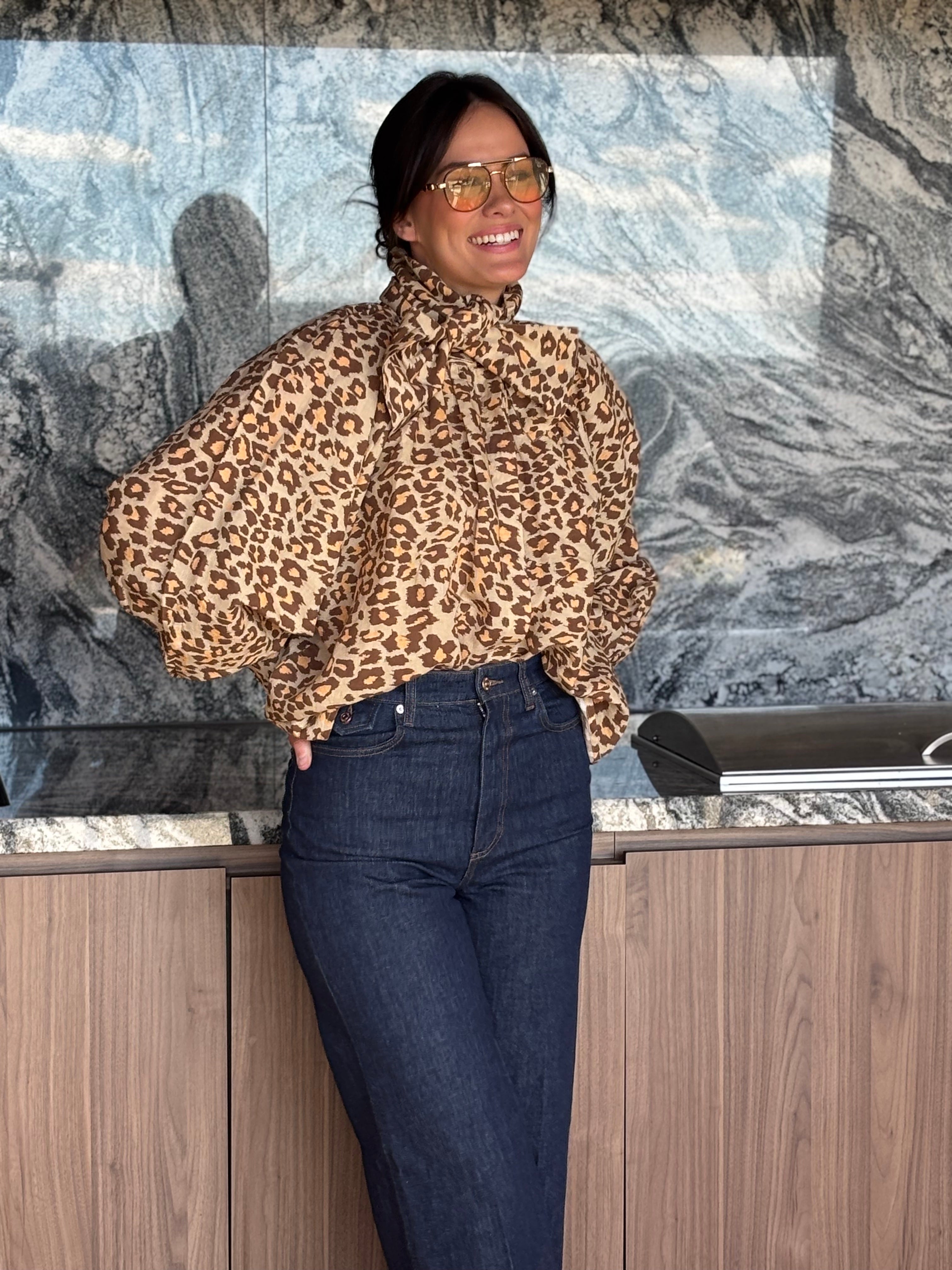 Harriet Leopard Shirt