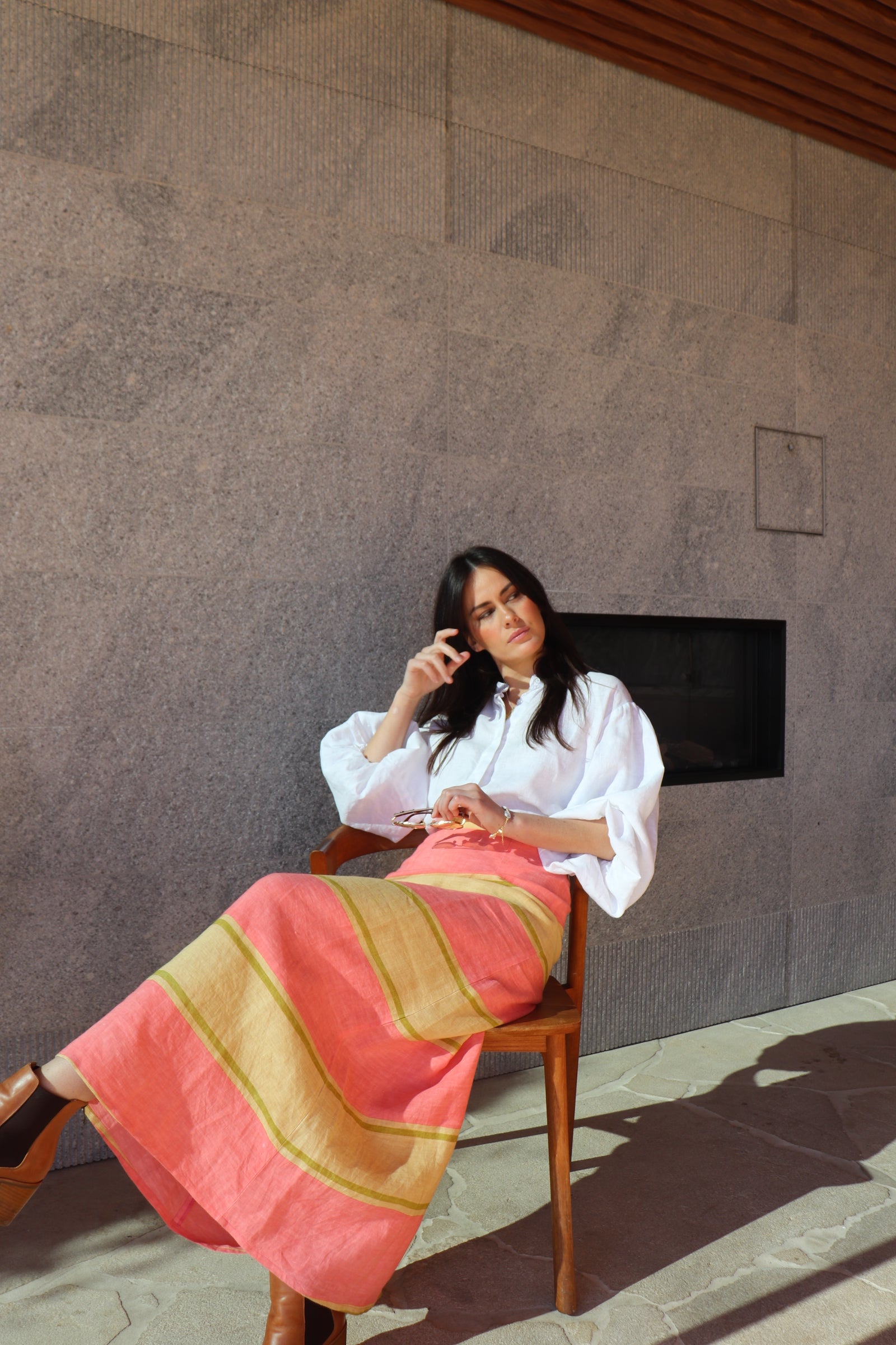 Primrose Long Sleeve Shirt | White