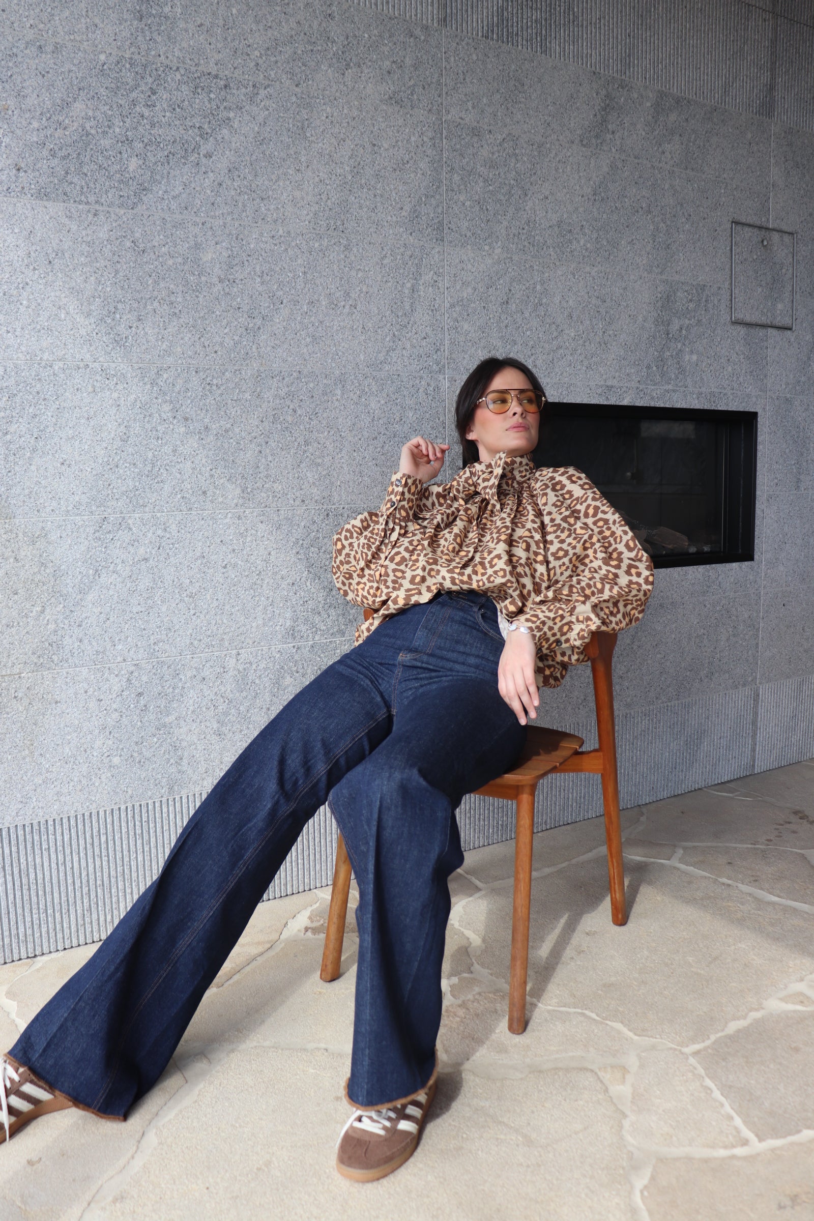 Harriet Leopard Shirt