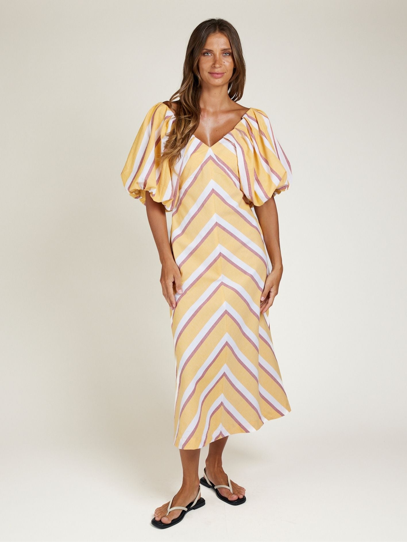 Monument Dress Sunstripe