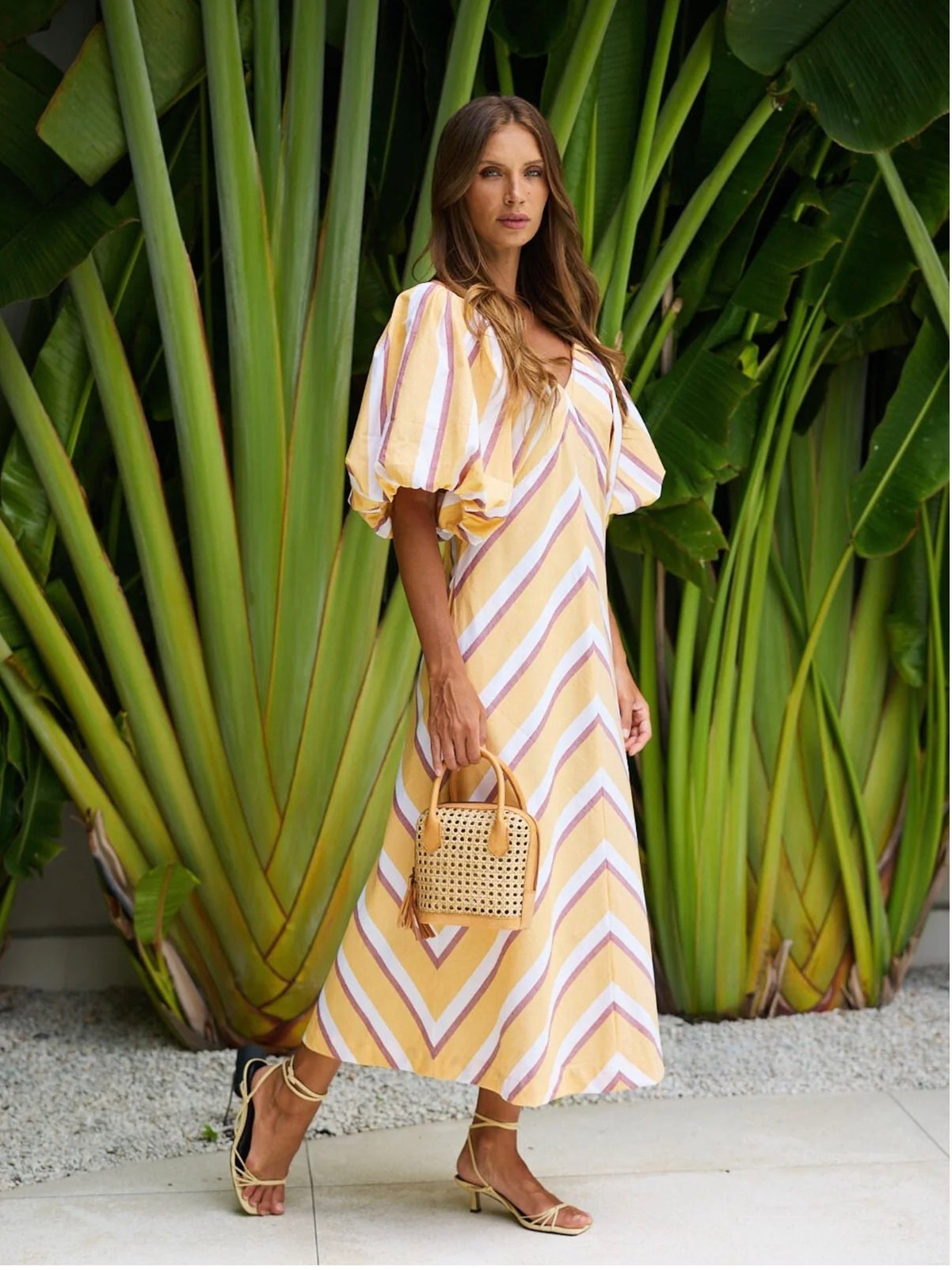 Monument Dress Sunstripe