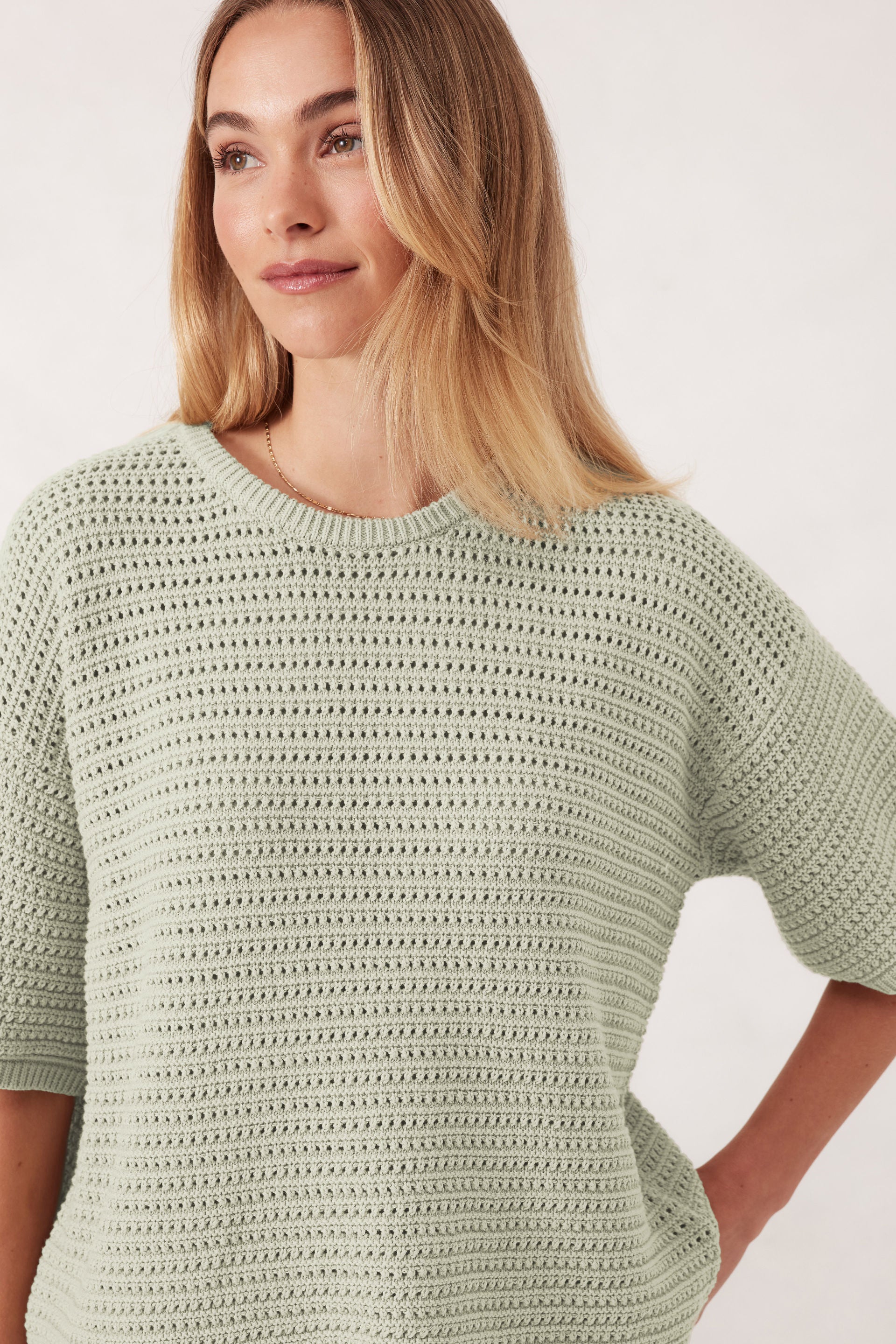 Textured boxy Knit Tee Matcha 4.jpg
