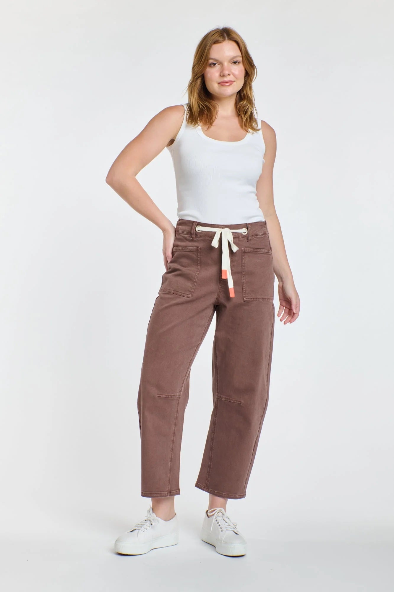 Carter Barrel Jean | Chocolate