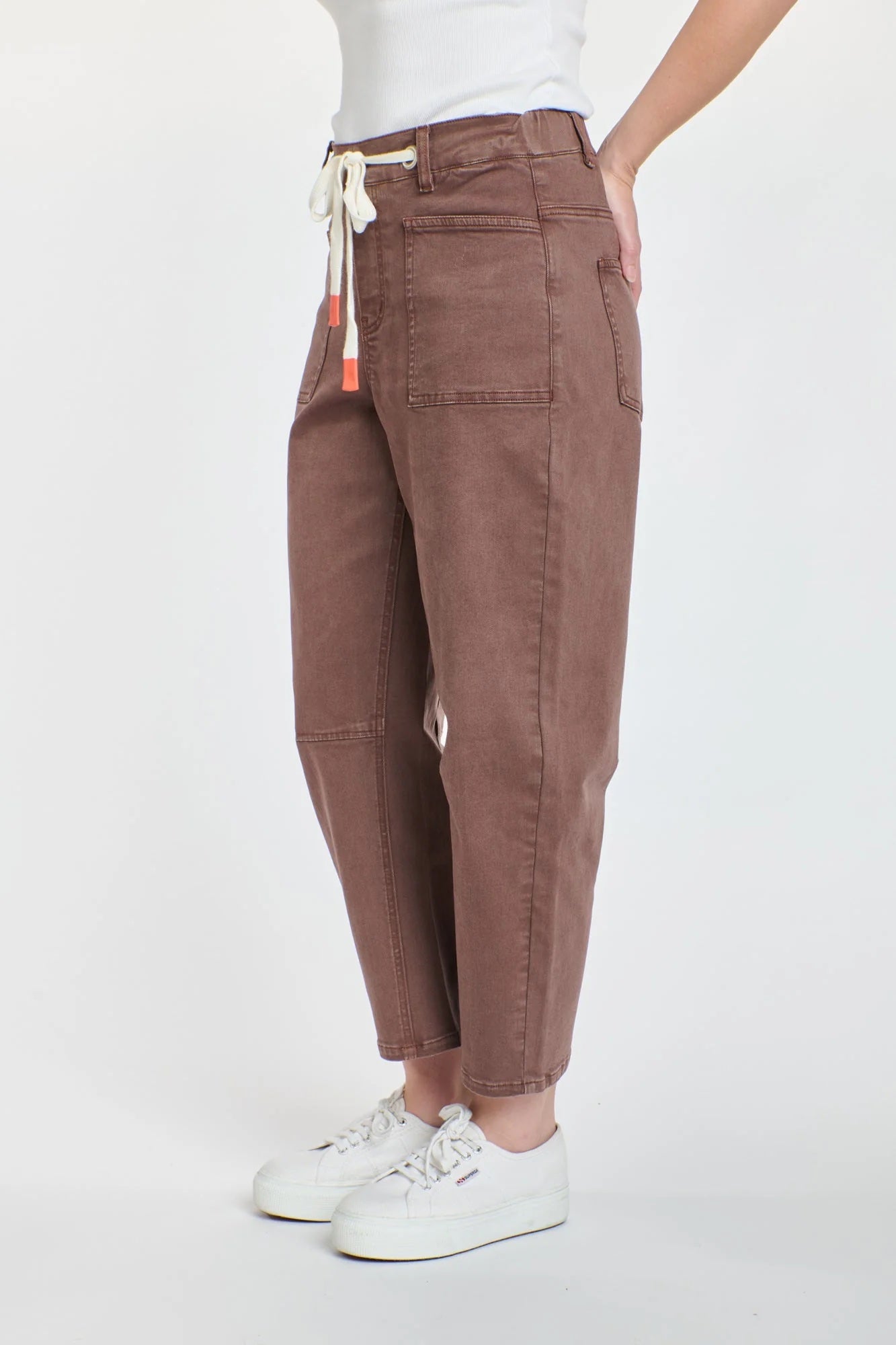 Carter Barrel Jean | Chocolate