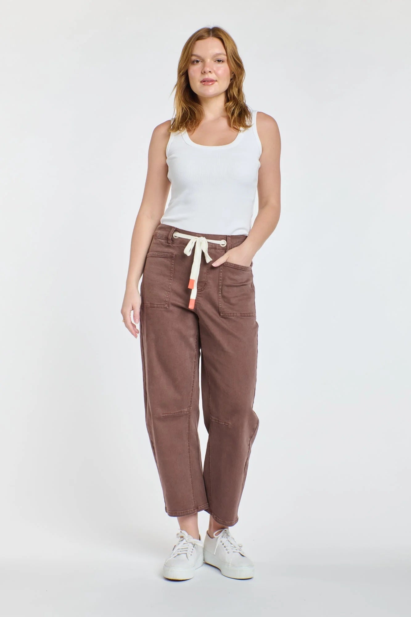 Carter Barrel Jean | Chocolate