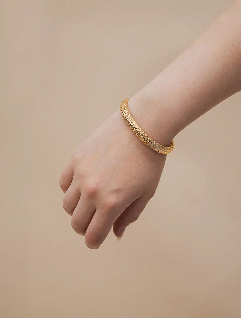 Cuff | Hammered Cuff Gold