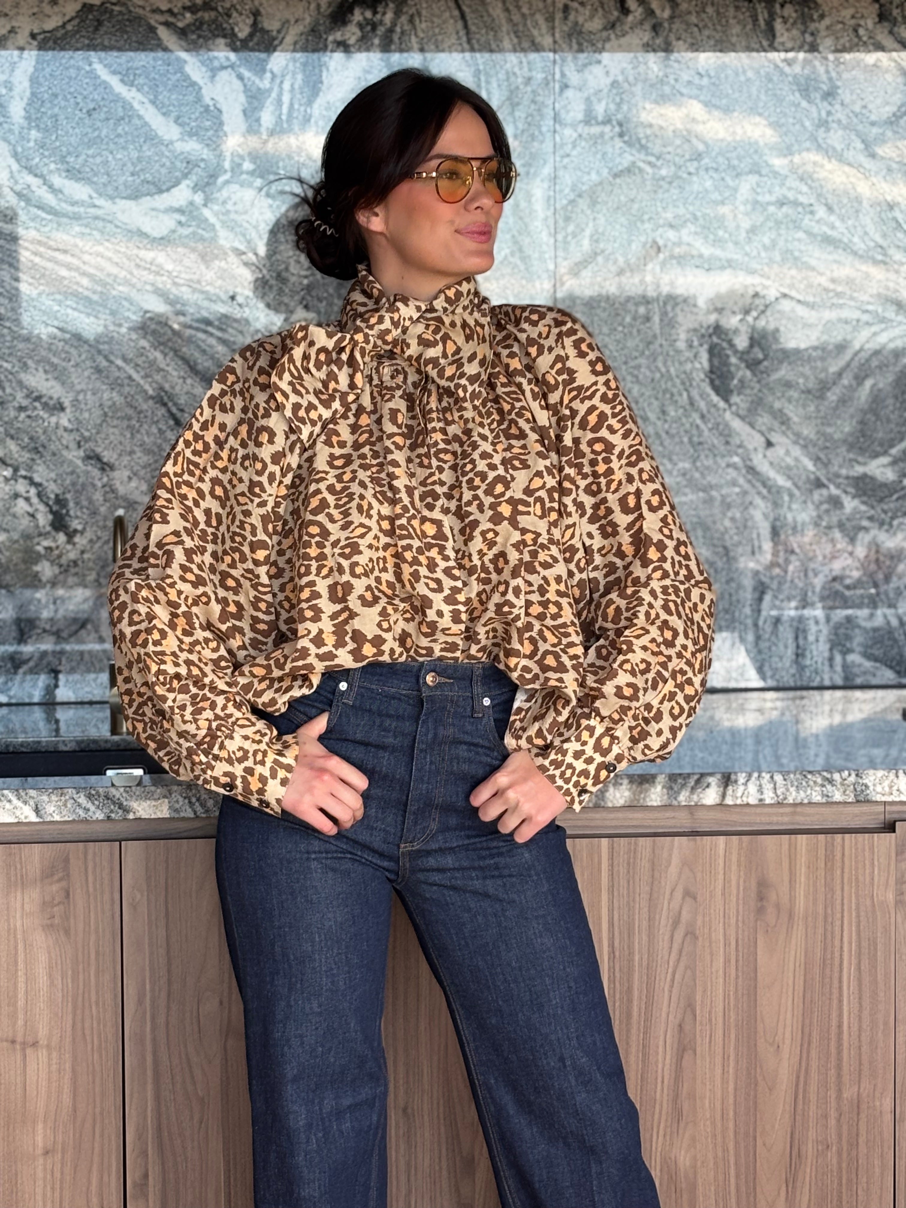 Harriet Leopard Shirt