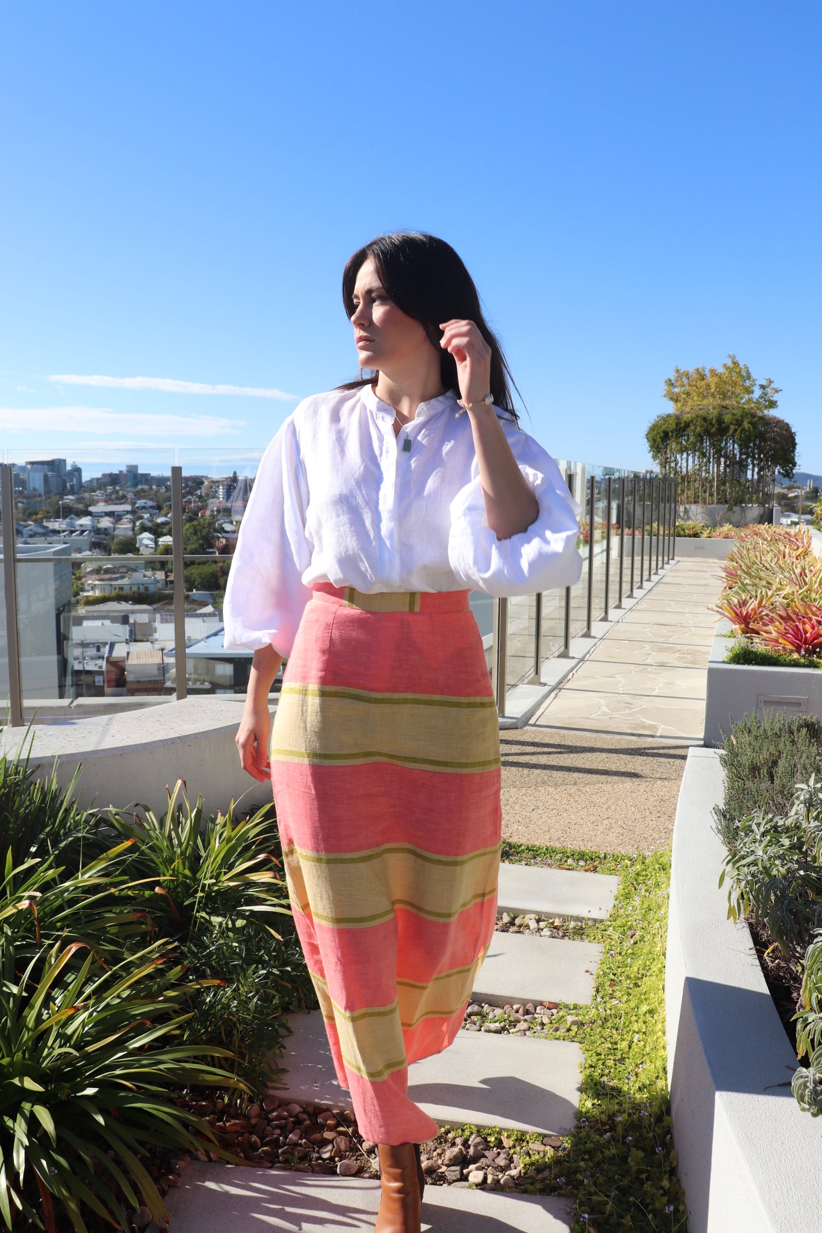 Primrose Long Sleeve Shirt | White