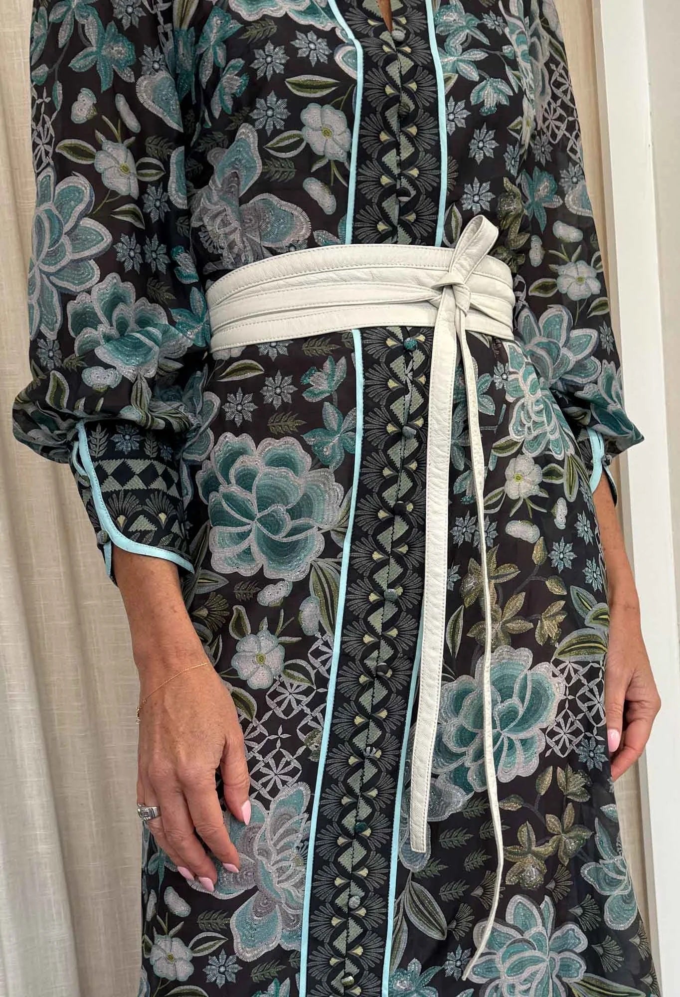 Milton Leather Belt | Ivory