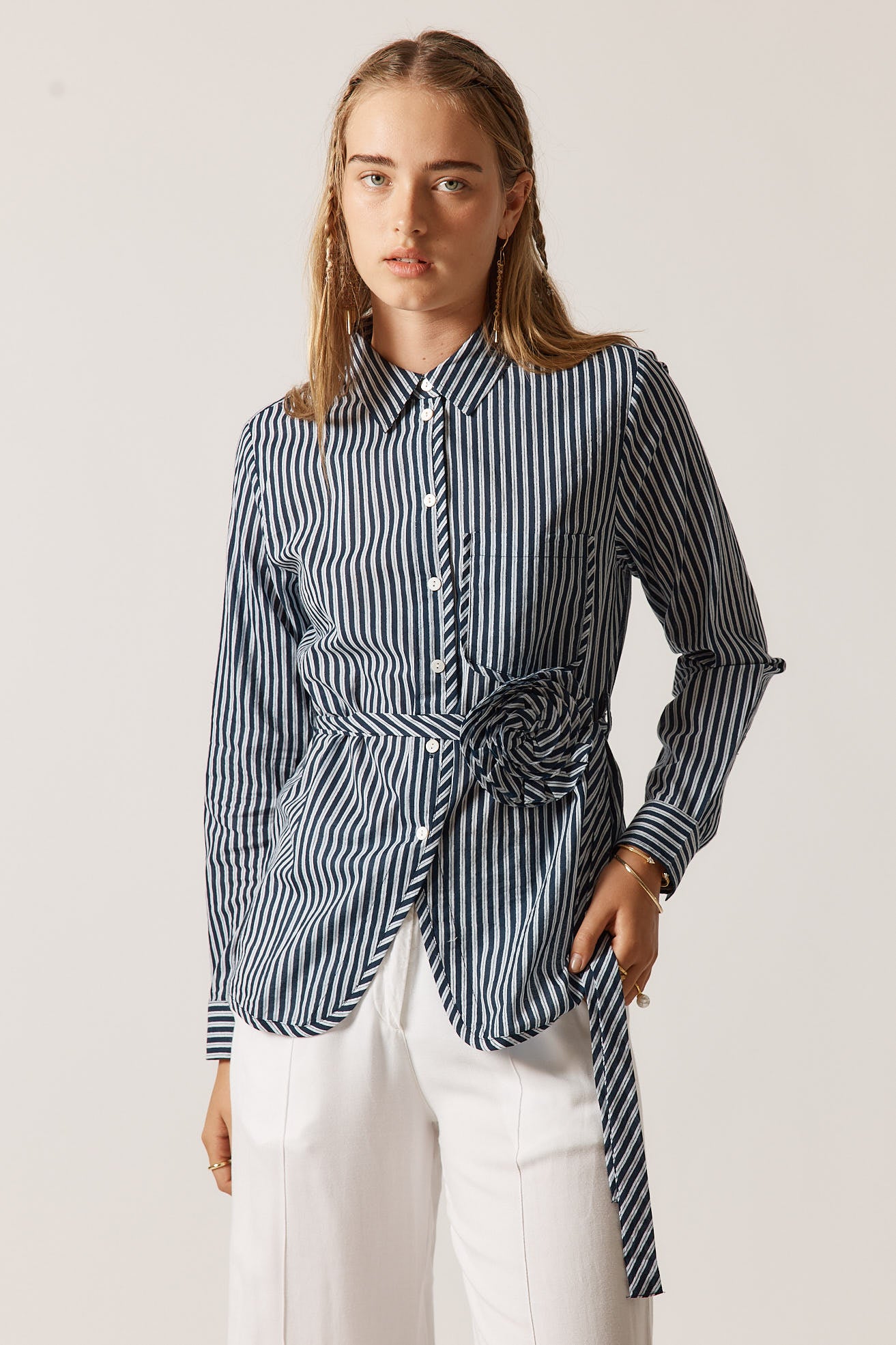 Countryside Rose Top | Blue