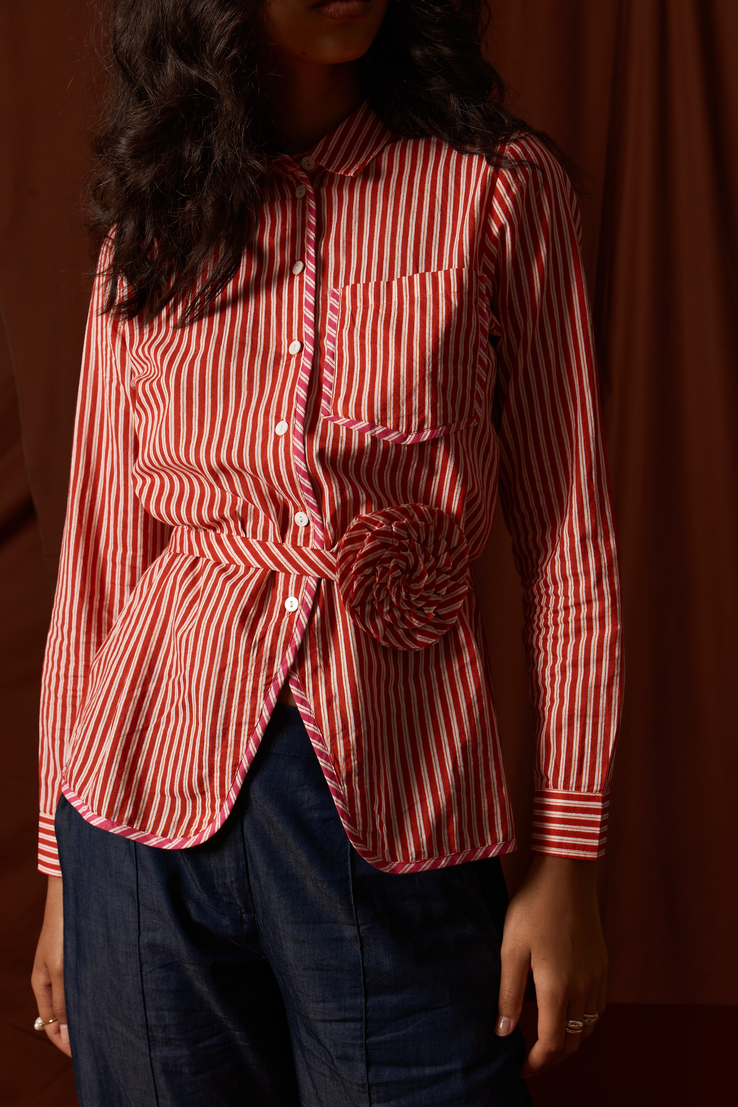 Countryside Rose Top | Red